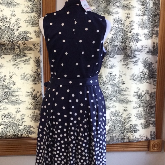🦋ANNE KLEIN PERFECT POLKA DOTS DRESS 🦋 - Picture 5 of 9